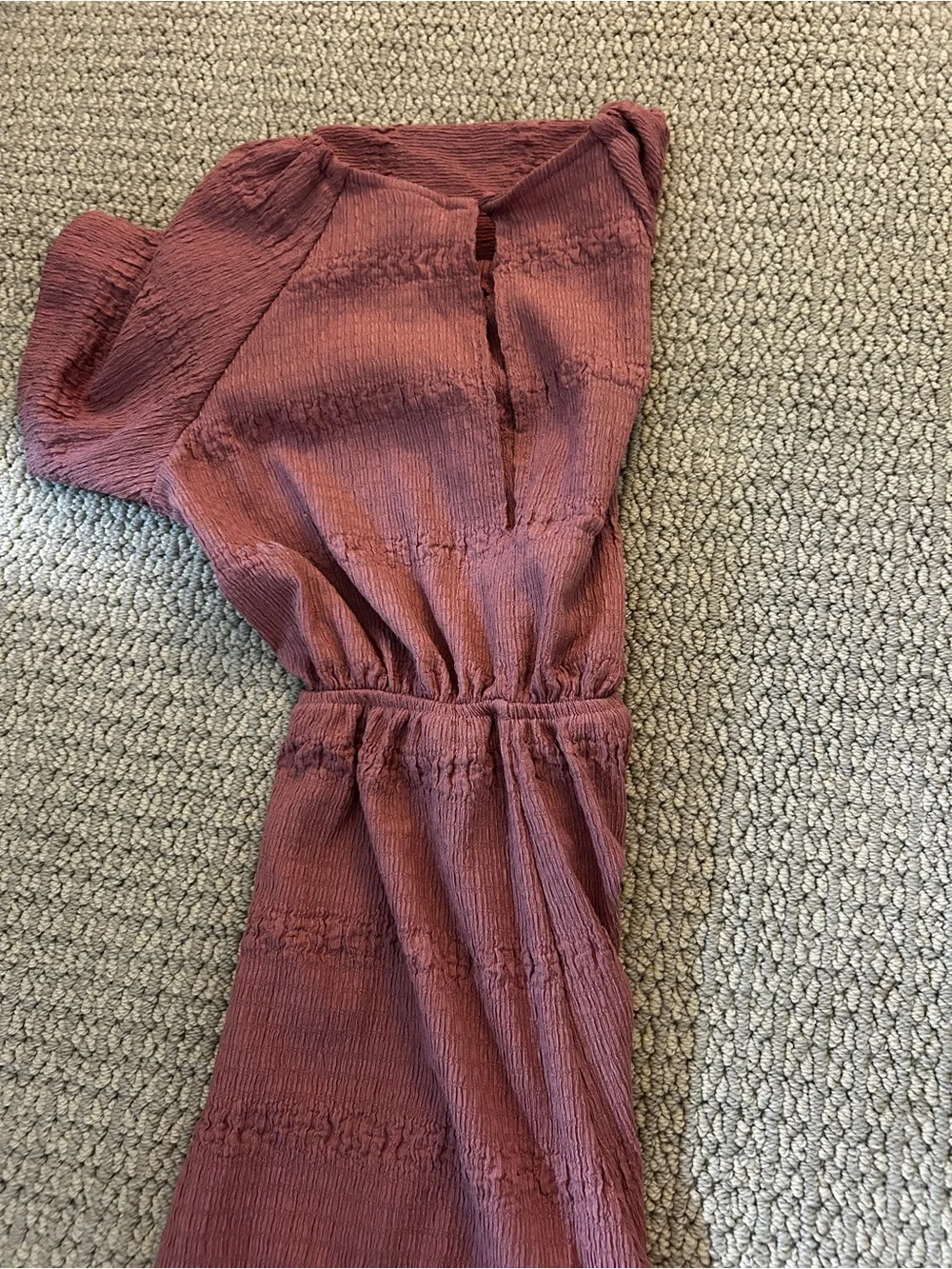 Zara Dusty Rose Wide-Leg Jumpsuit